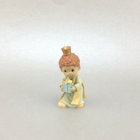 Precious Moments Wise Man with Blue Gift Nativity Figure 2001 Sam B Replacement - Picture 10 of 12